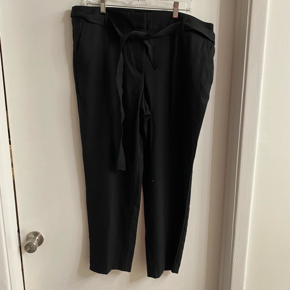 NWT black LOFT trousers size 16
